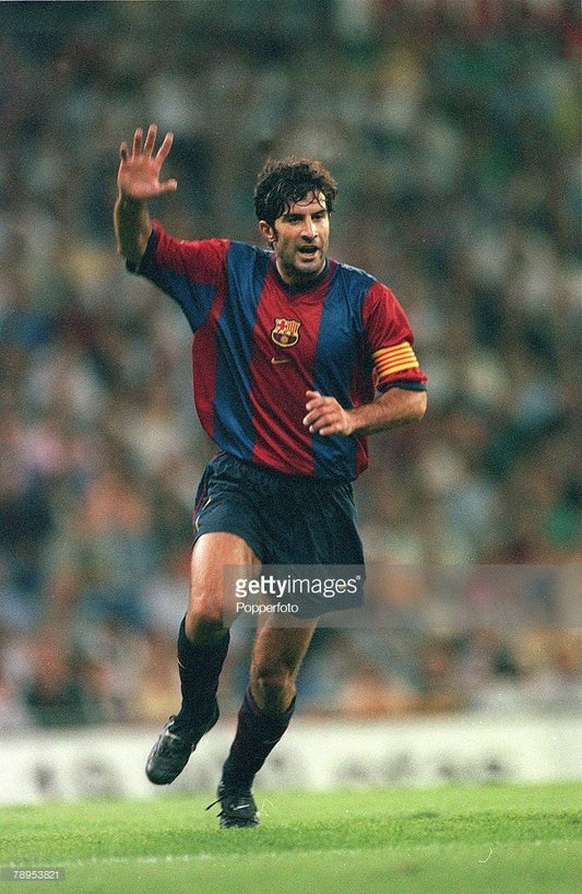 Luis Figo Barca barcellona home jersey camiseta NIKE 1998 1999 XL