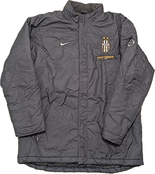 Juventvintage calcio Fastweb Nike Jacket tracktop Coat imbottito DEL PIERO 2003