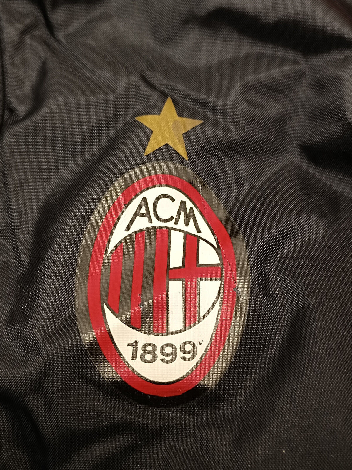 Maglia calcio AC Milan 2001 2002 ADIDAS vintage OPEL match worn Bench Coat