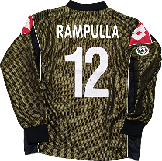 maglia calcio Juventus match Vintage RAMPULLA #12 2000-01 Portiere TELE+ Lotto