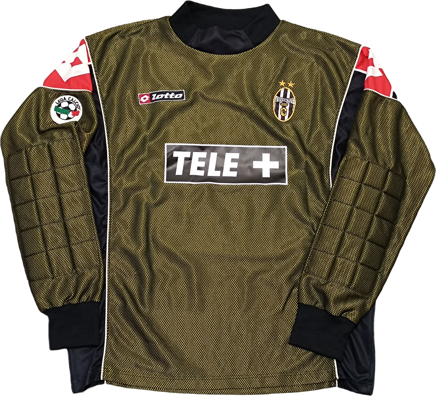 maglia calcio Juventus match Vintage RAMPULLA #12 2000-01 Portiere TELE+ Lotto