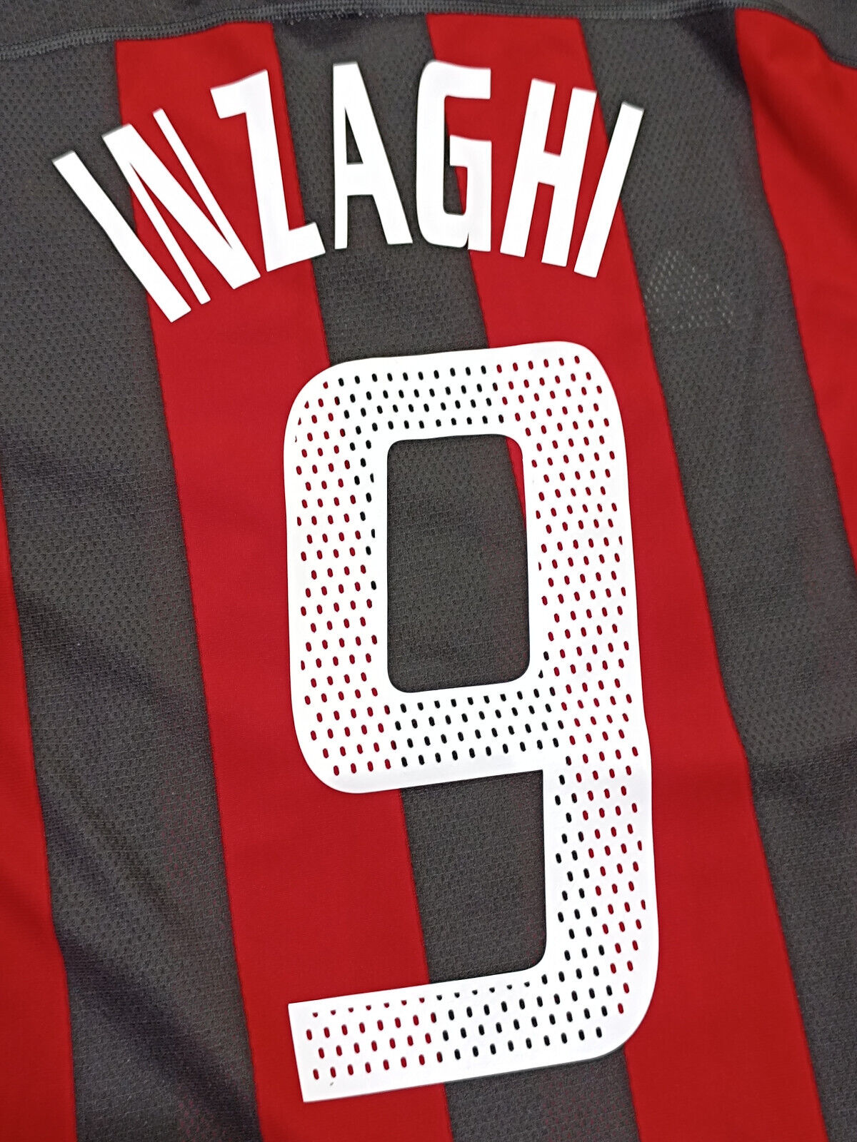 maglia calcio vintage AC Milan Inzaghi Adidas 2003 2004 MERIVA Climalite