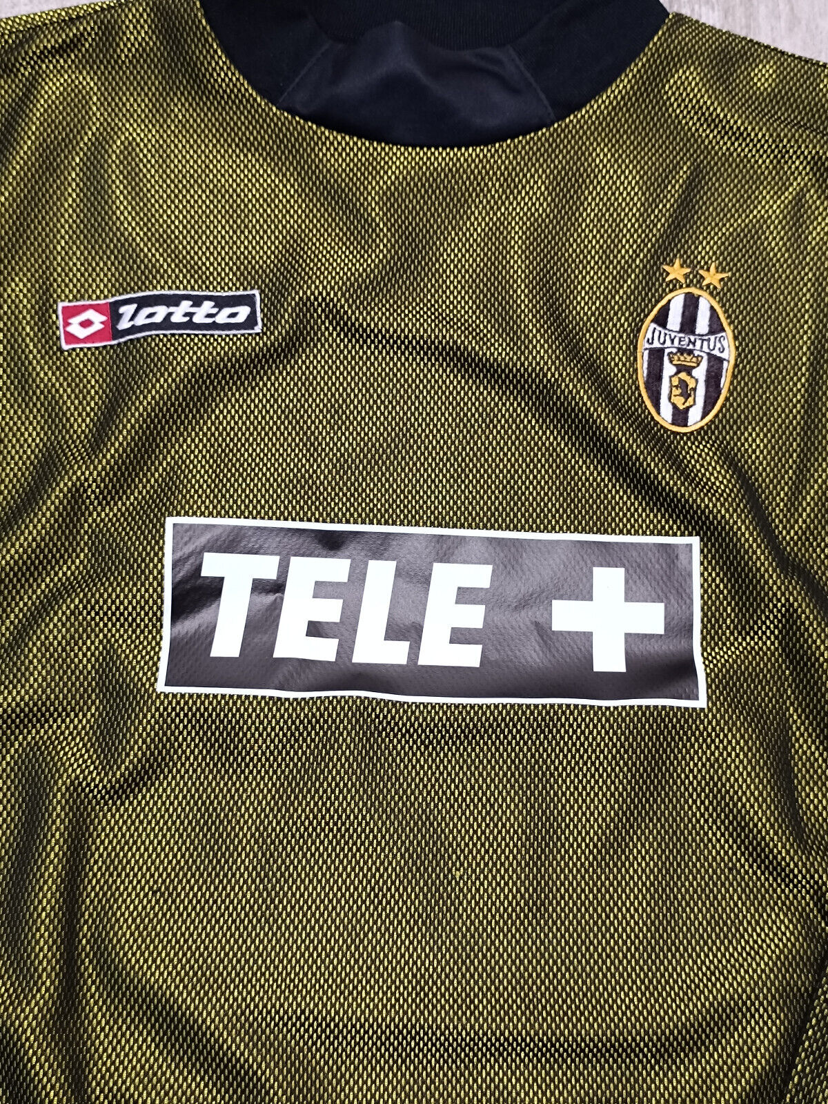 maglia calcio Juventus match Vintage RAMPULLA #12 2000-01 Portiere TELE+ Lotto