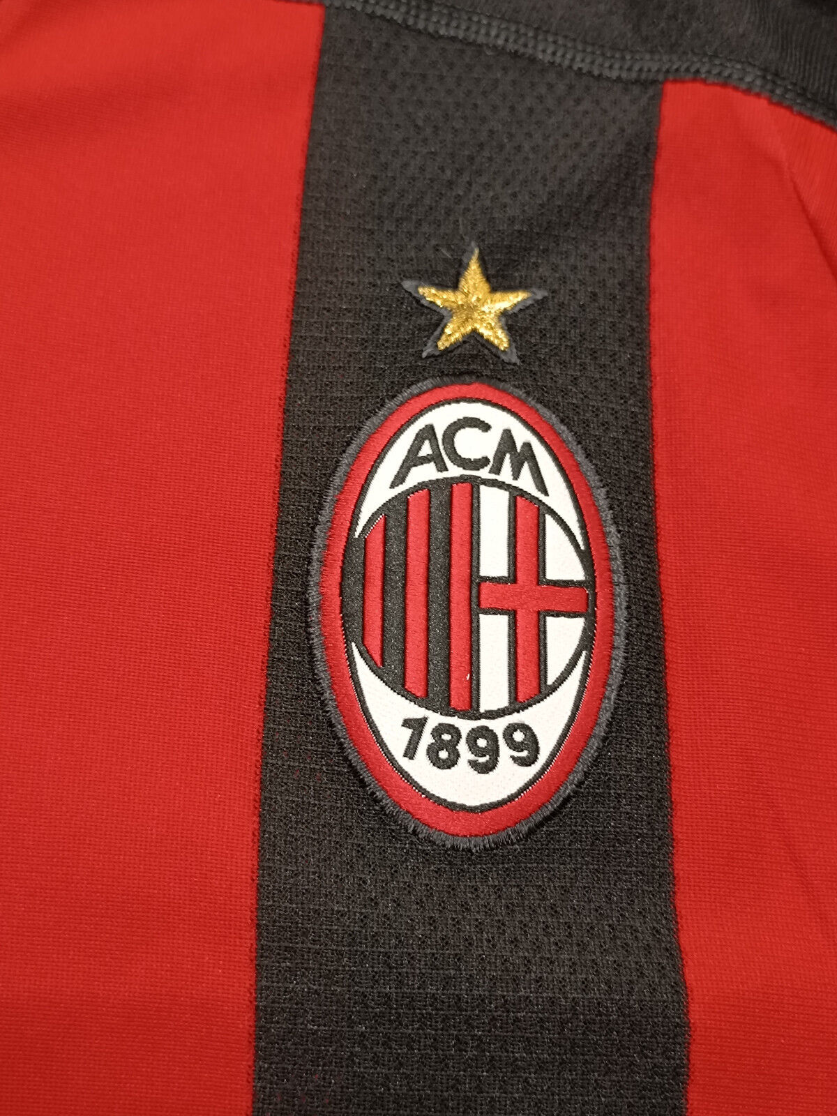 maglia calcio vintage AC Milan Inzaghi Adidas 2003 2004 MERIVA Climalite