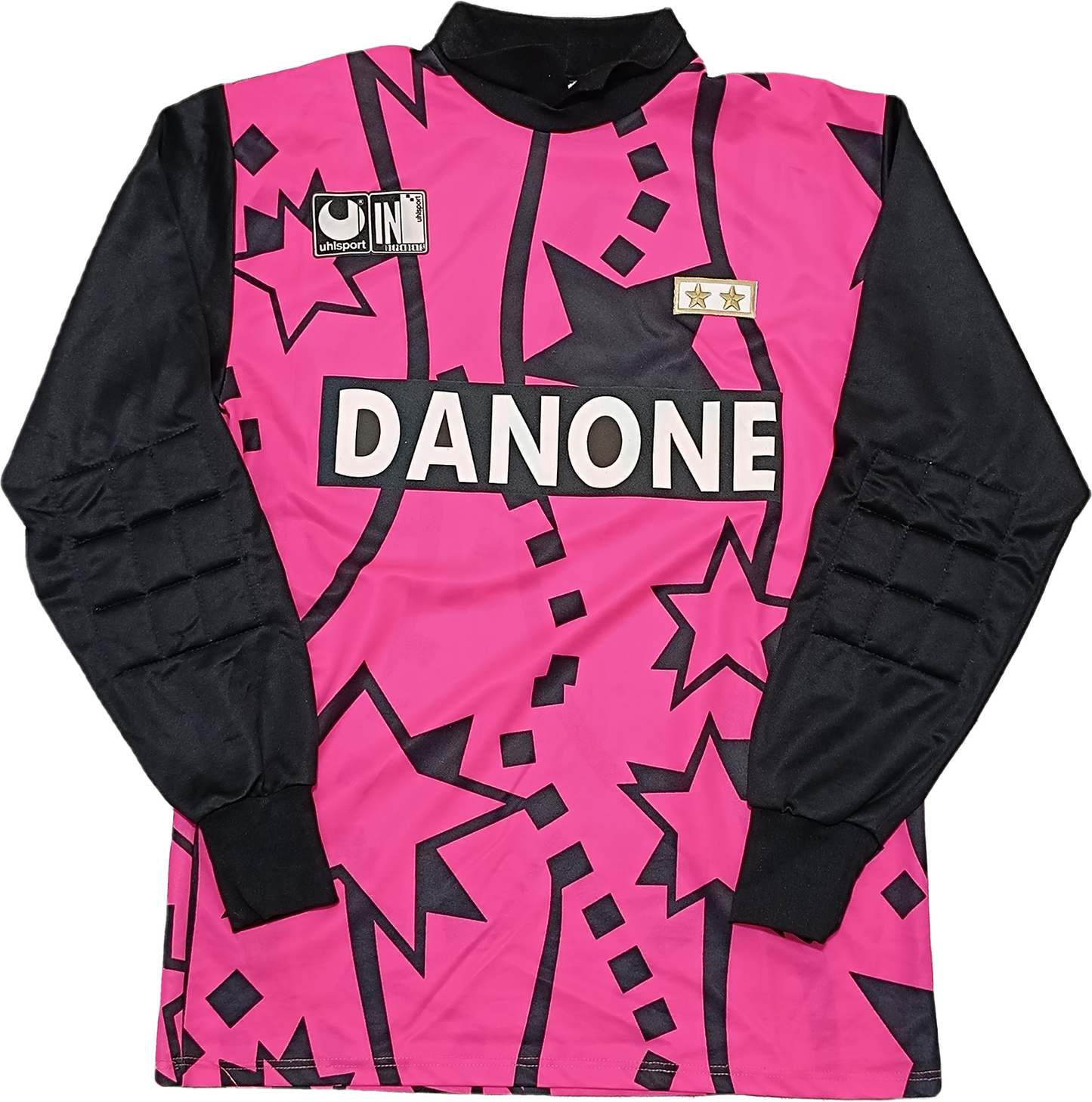 maglia calcio Juventus Uhlsport shirt 1992-93 Goalkeeper jersey DANONE L