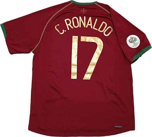 maglia calcio vintage Cristiano Ronaldo Portugal - Francia World Cup 2006 Nike