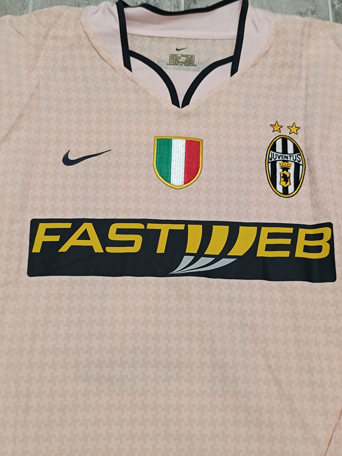 maglia calcio vintage Juventus DEL PIERO Nike L Player Issue 2003 2004 Fastweb