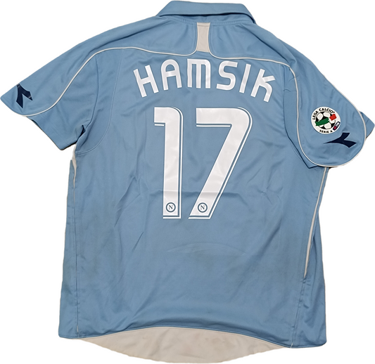 maglia calcio Napoli Hamsik 2007 2008 Home Jersey Diadora XL Lete Nuova LETE