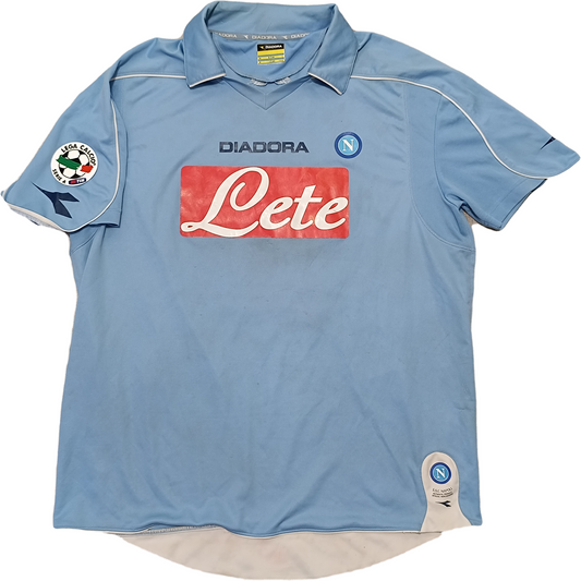 maglia calcio Napoli Hamsik 2007 2008 Home Jersey Diadora XL Lete Nuova LETE