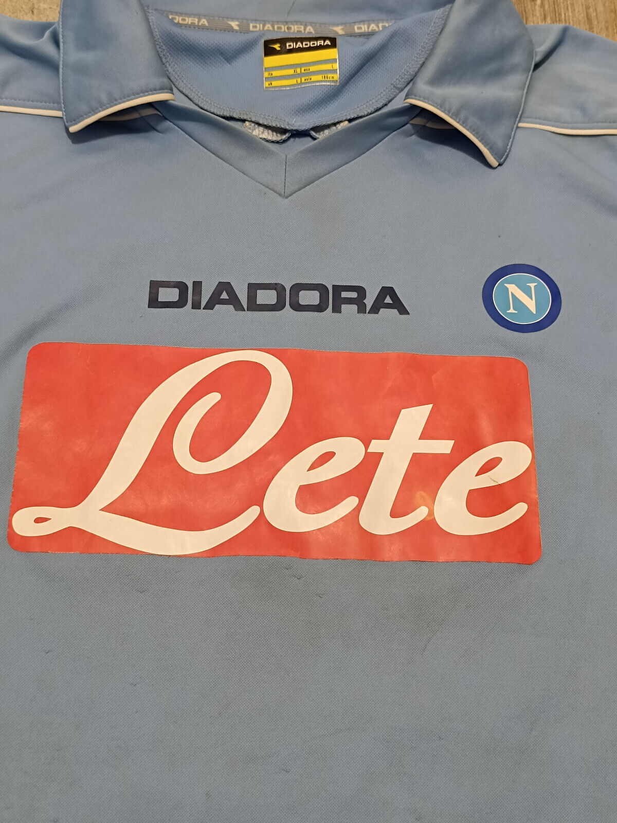 maglia calcio Napoli Hamsik 2007 2008 Home Jersey Diadora XL Lete Nuova LETE