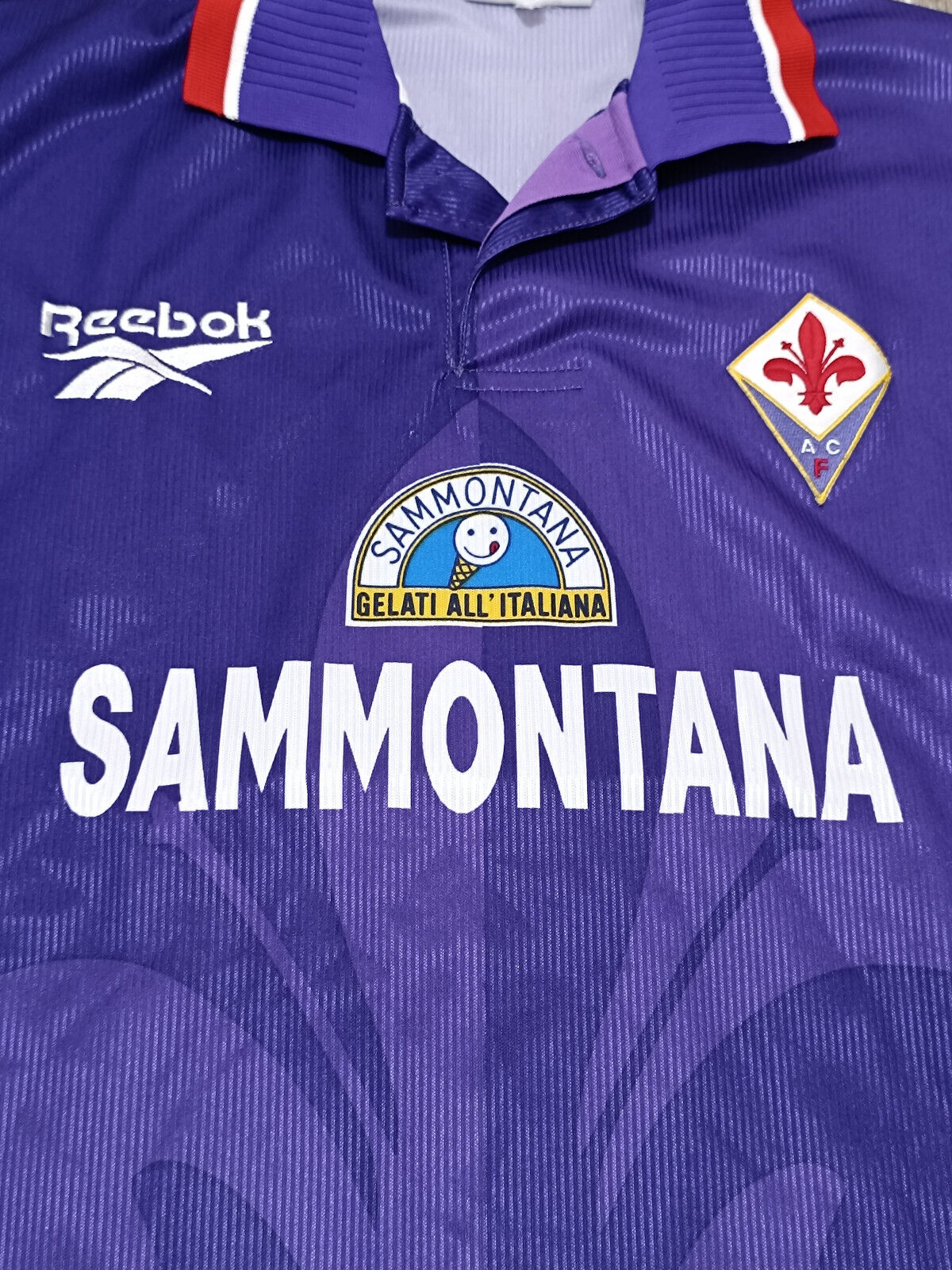 maglia vintage fiorentina Batistuta 1995 1996 Reebok SAMMONTANA Player Issue