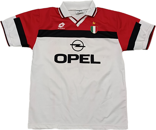 maglia calcio vintage AC Milan Maldini 1994 1995 scudetto Opel XL player