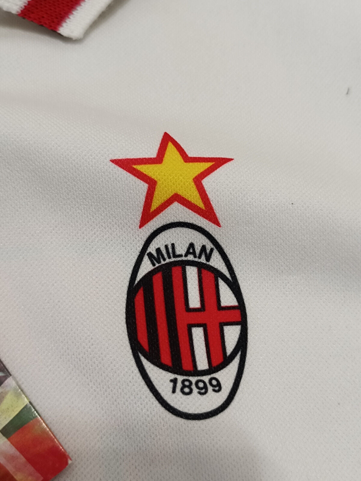 maglia calcio vintage AC Milan Roberto Baggio 1995 1996 scudetto Opel L *BNWT*