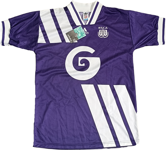 maglia calcio vintage RSC Anderlecht Walem 1993 1994 BNWT Scifo Adidas shirt