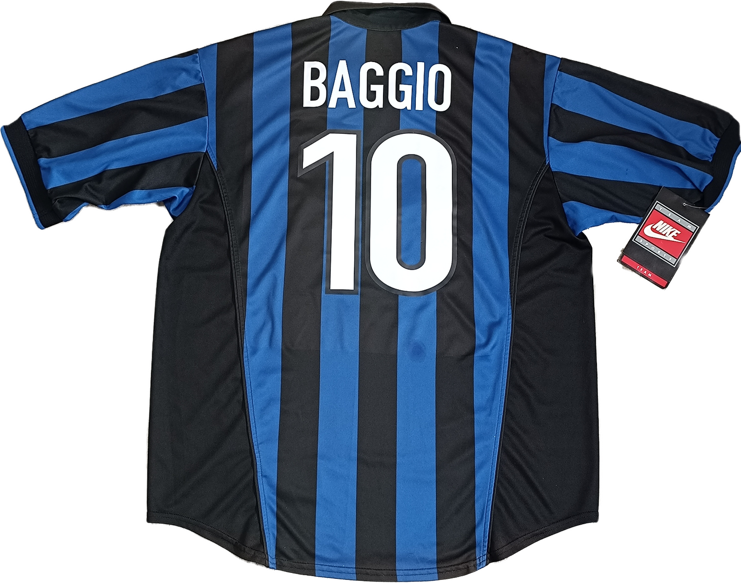 maglia calcio vintage INTER Roberto Baggio Nike Pirelli 1998 1999 Home shirt