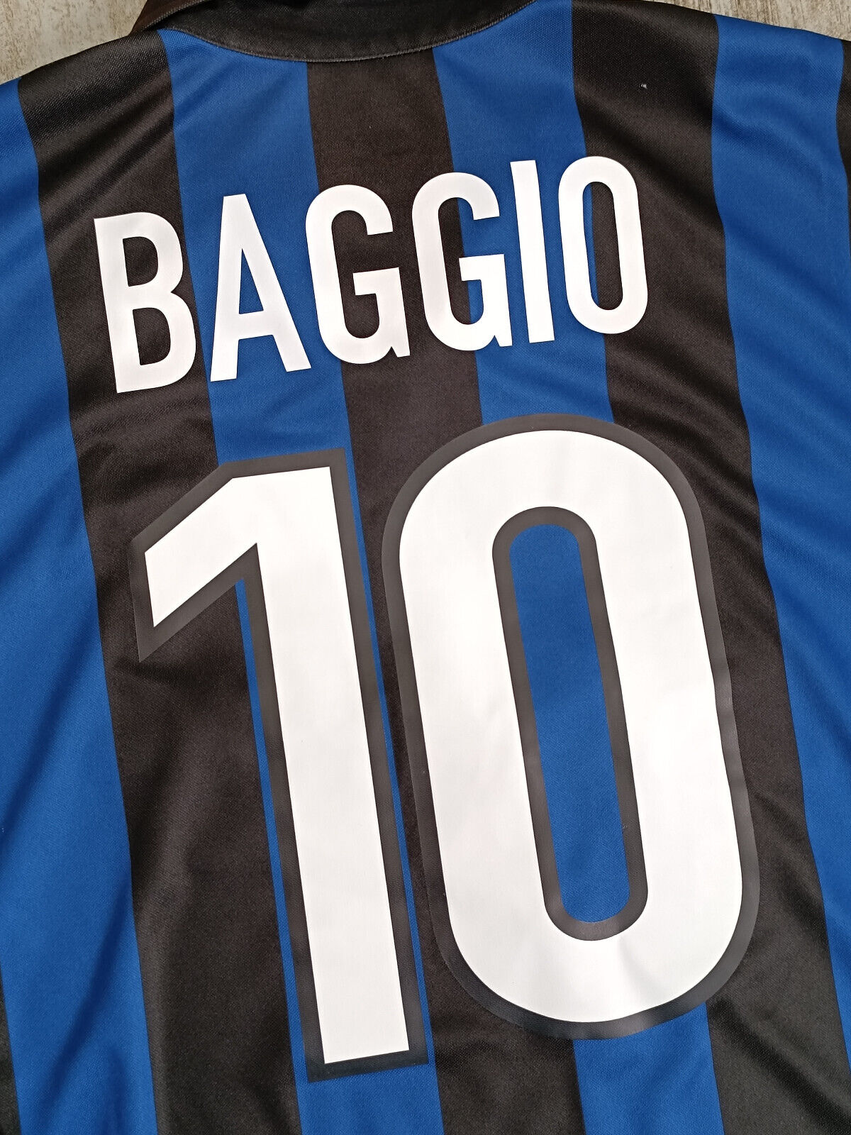 maglia calcio vintage INTER Roberto Baggio Nike Pirelli 1998 1999 Home shirt