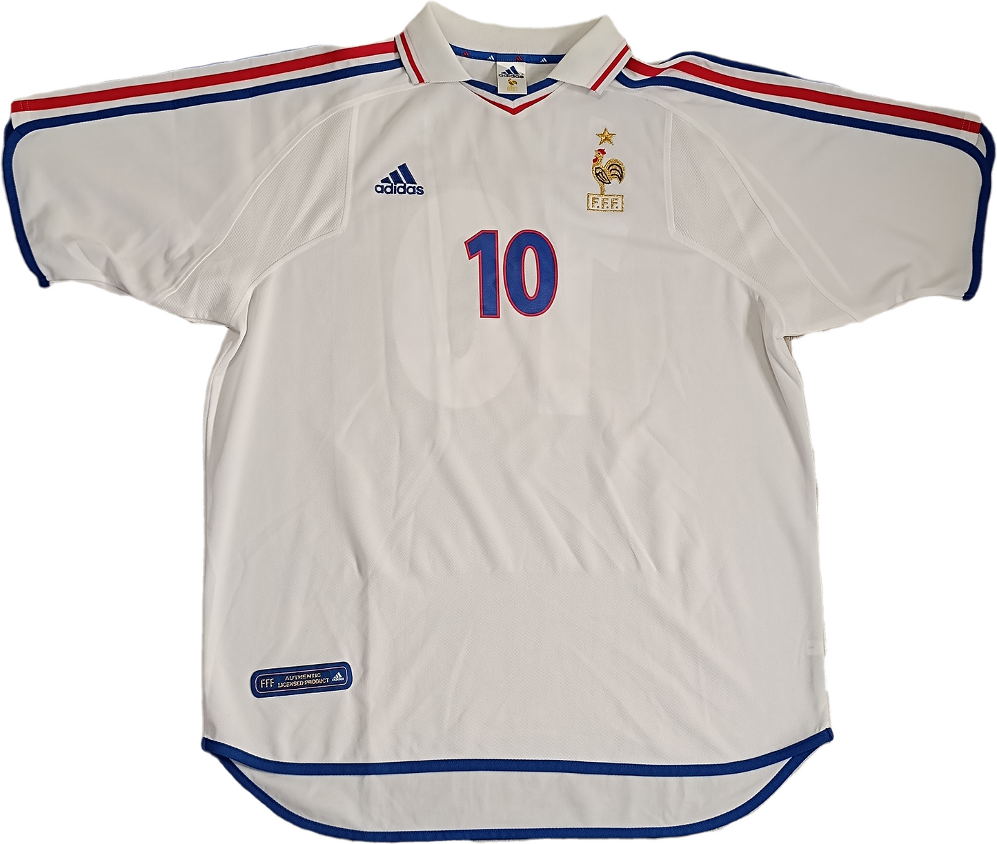 maglia calcio vintage Zidane France Adidas World Cup 1998 XL rare