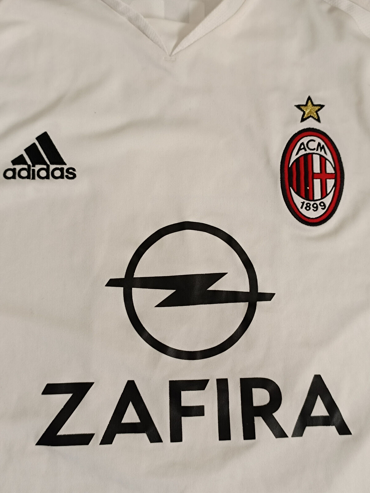 Maglia calcio vintage AC Milan Maldini 2005 2006 ADIDAS Meriva Away shirt