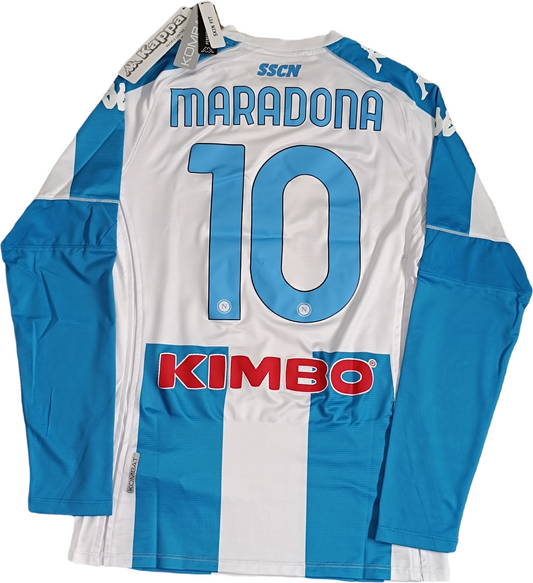 maglia calcio Napoli 2020 2021 Maradona Tribute Argentina Kappa KOMBAT player