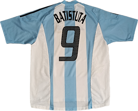 maglia calcio vintage Argentina Batistuta World Cup 2002 Japan M shirt camiseta