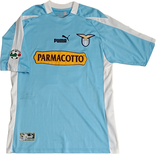 maglia Mihajlovic calcio vintage Lazio Puma 2003 2004 Siemens mobile home M