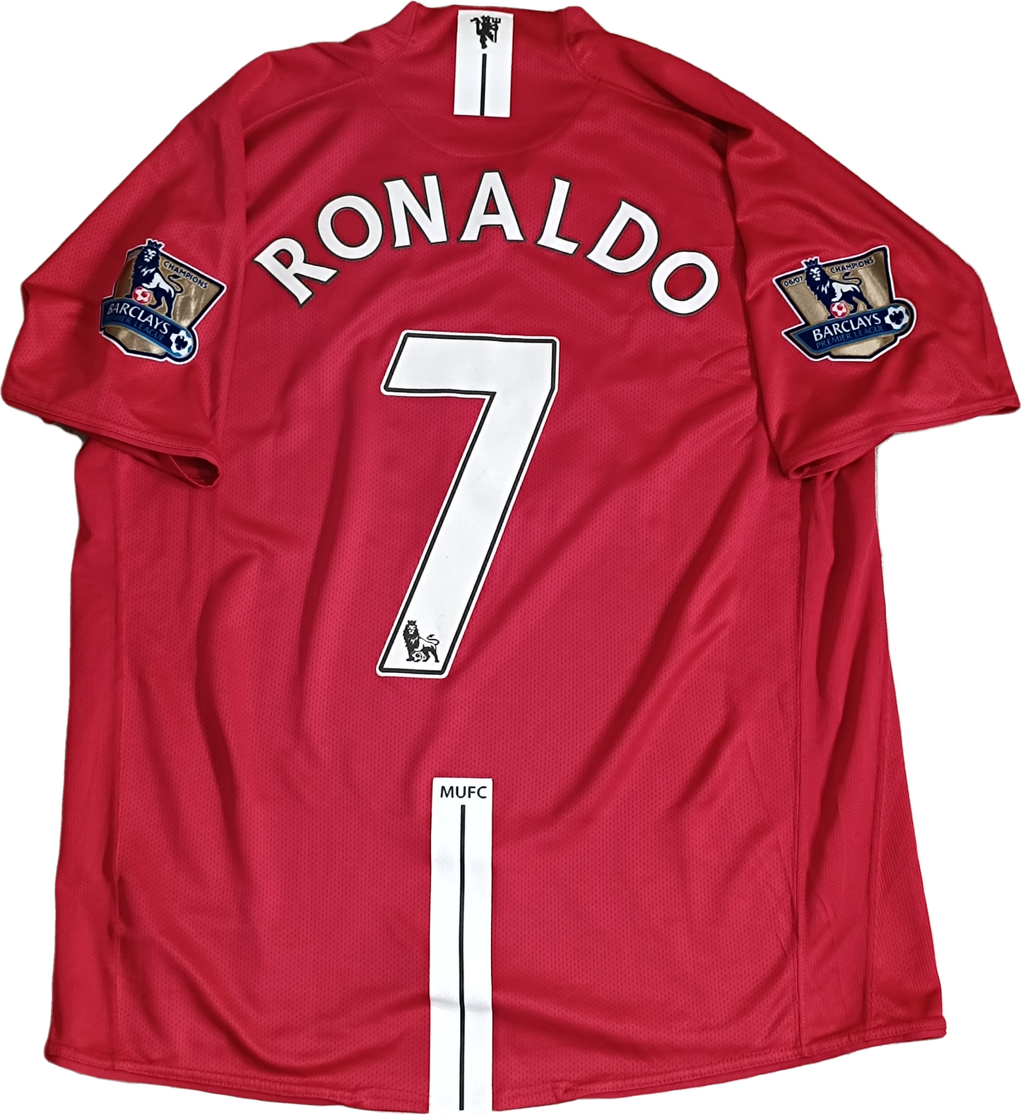 cristiano ronaldo maglia manchester united 2006 2007 AIG jersey authentic XL