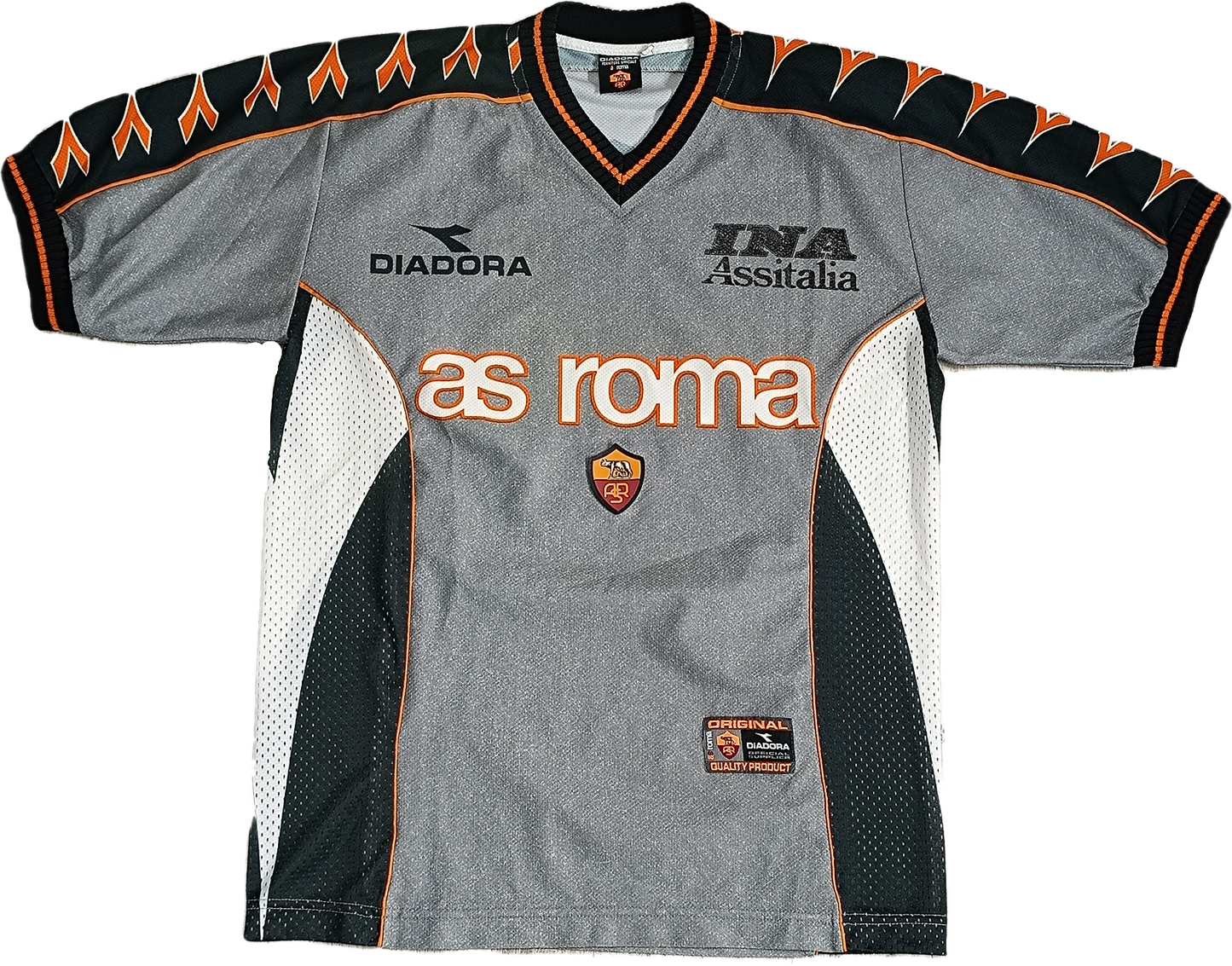 Maglia As roma shirt Jersey training Diadora Ina Assitalia 1999 2000 S TOTTI