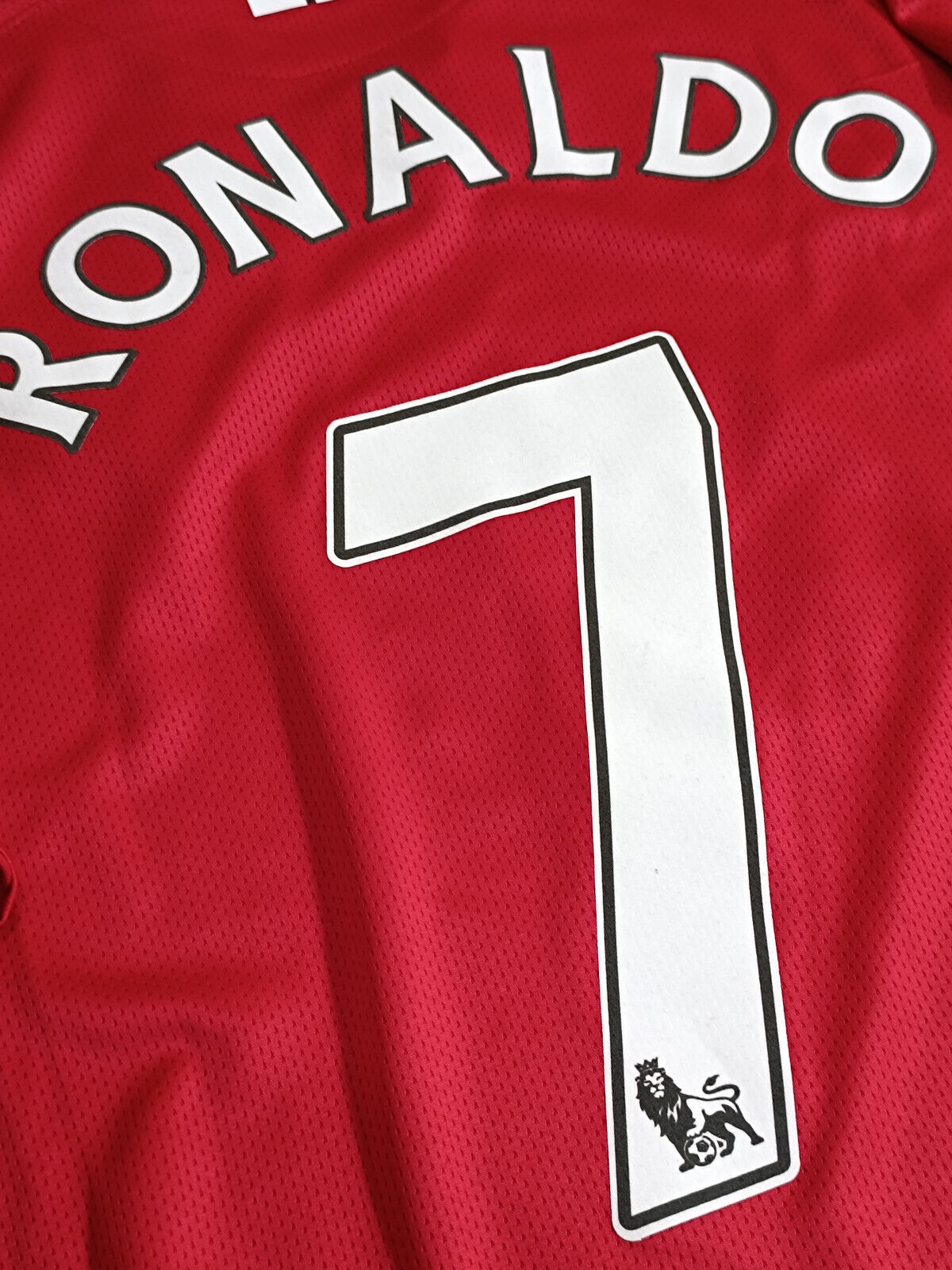 cristiano ronaldo maglia manchester united 2006 2007 AIG jersey authentic XL