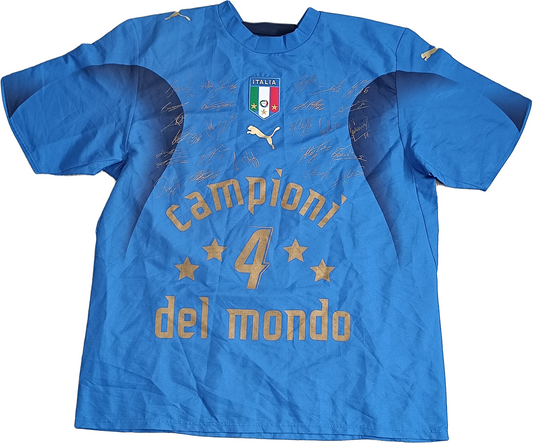 maglia calcio vintage Italia World Cup 2006 germany CAMPIONI 4 Puma Mondiali