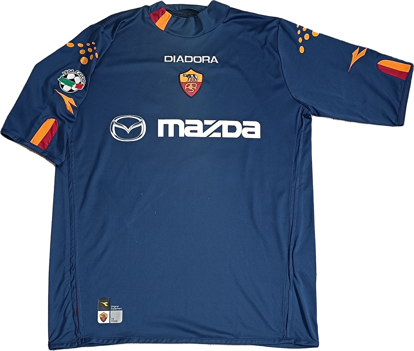 Maglia Calcio AS Roma vintage Totti Jersey shirt 2003 2004 MAZDA Diadora XL