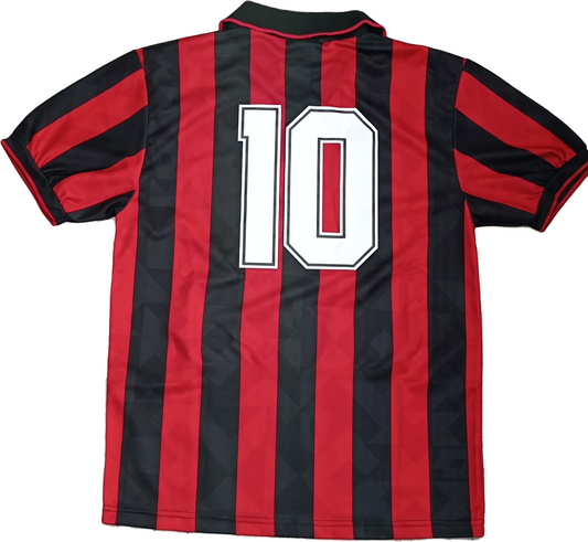 maglia calcio vintage AC Milan SAVICEVIC 1994 1995 scudetto Opel XL player