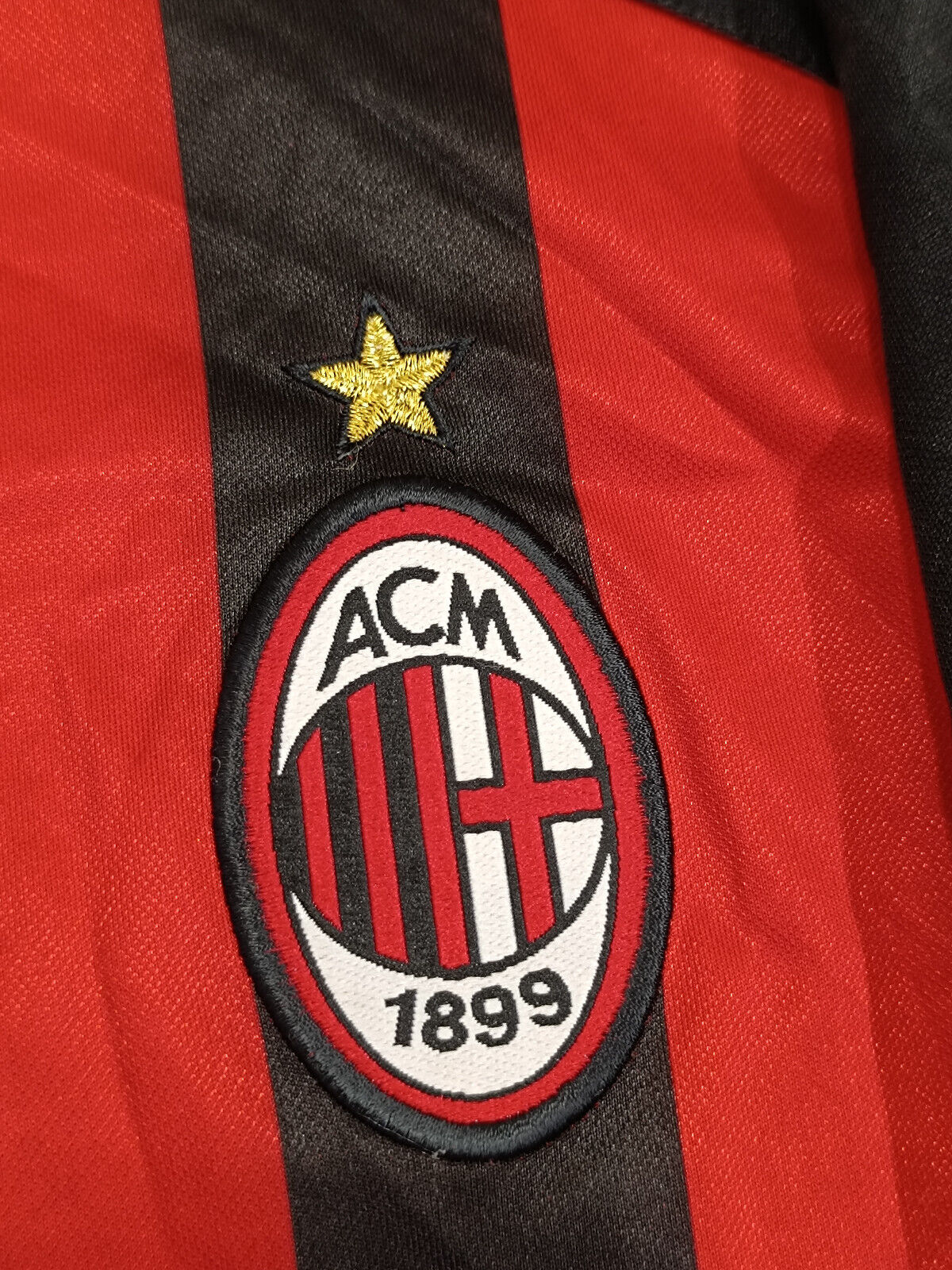 maglia calcio vintage  AC Milan VIERI Zafira #21 Adidas 2005 2006 Home jersey