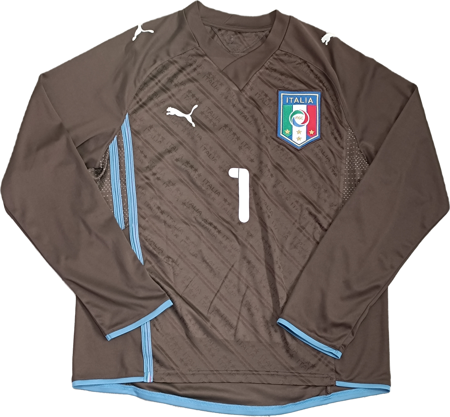 maglia calcio vintage Italia Puma King 2009 Confederations CUP BUFFON Limited