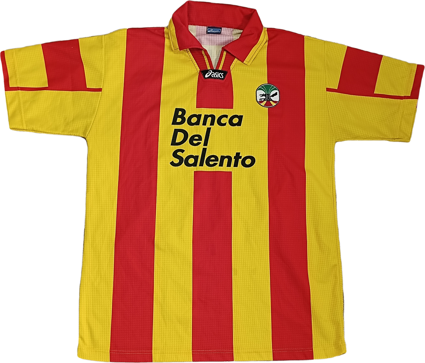 maglia calcio vintage LECCE Asics 1997 1998 Banca Del Salento Large GIANNINI