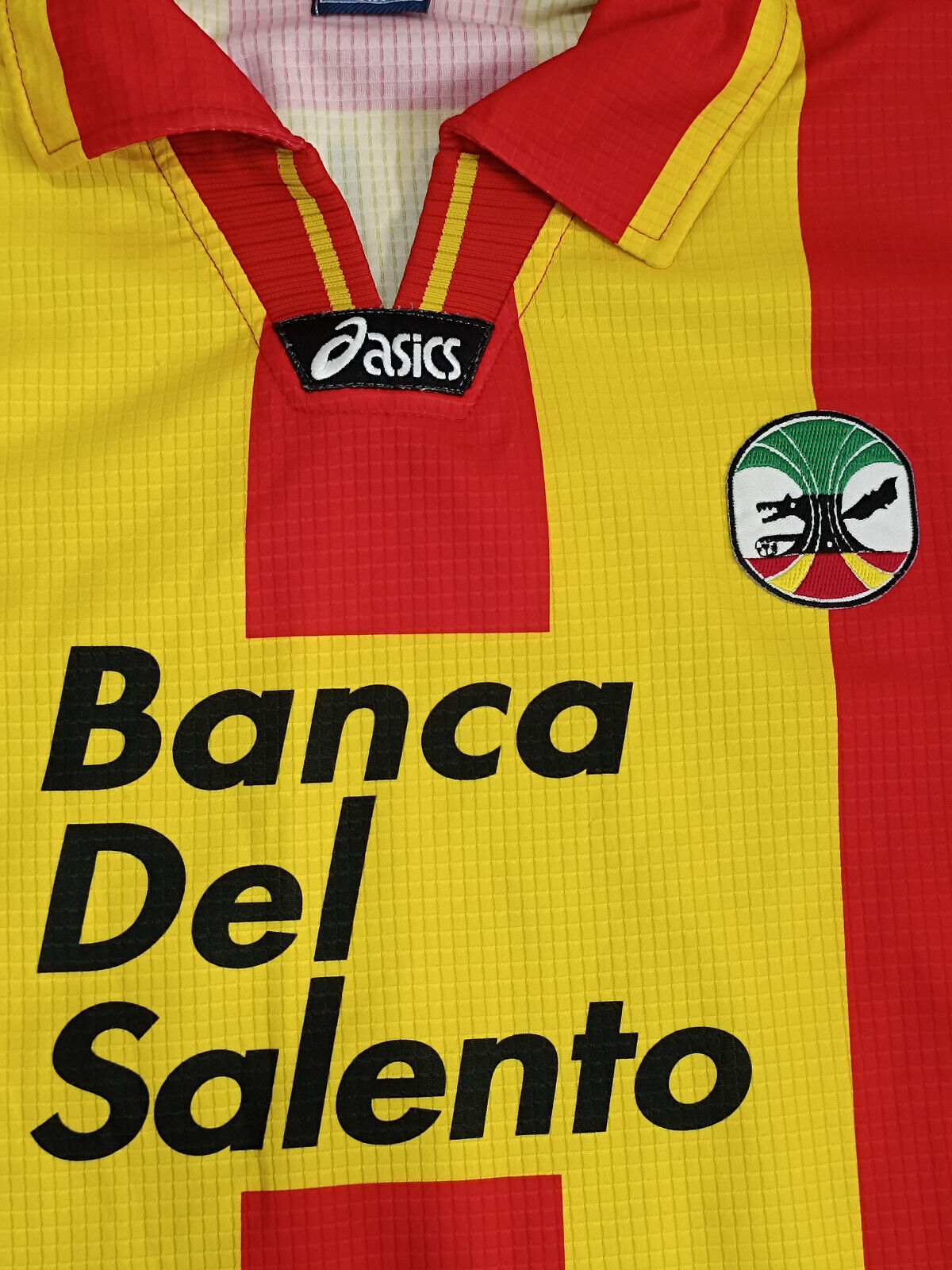 maglia calcio vintage LECCE Asics 1997 1998 Banca Del Salento Large GIANNINI