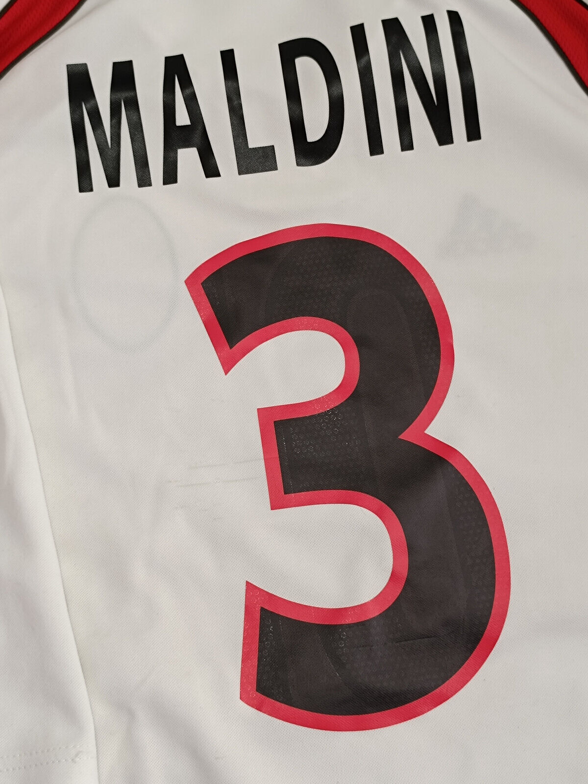 maglia calcio vintage AC Milan Maldini Opel 2000 2001 Away shirt jersey