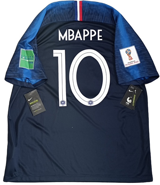 maglia calcio vintage MBAPPE France Nike World Cup 2018 XL rare Authentic