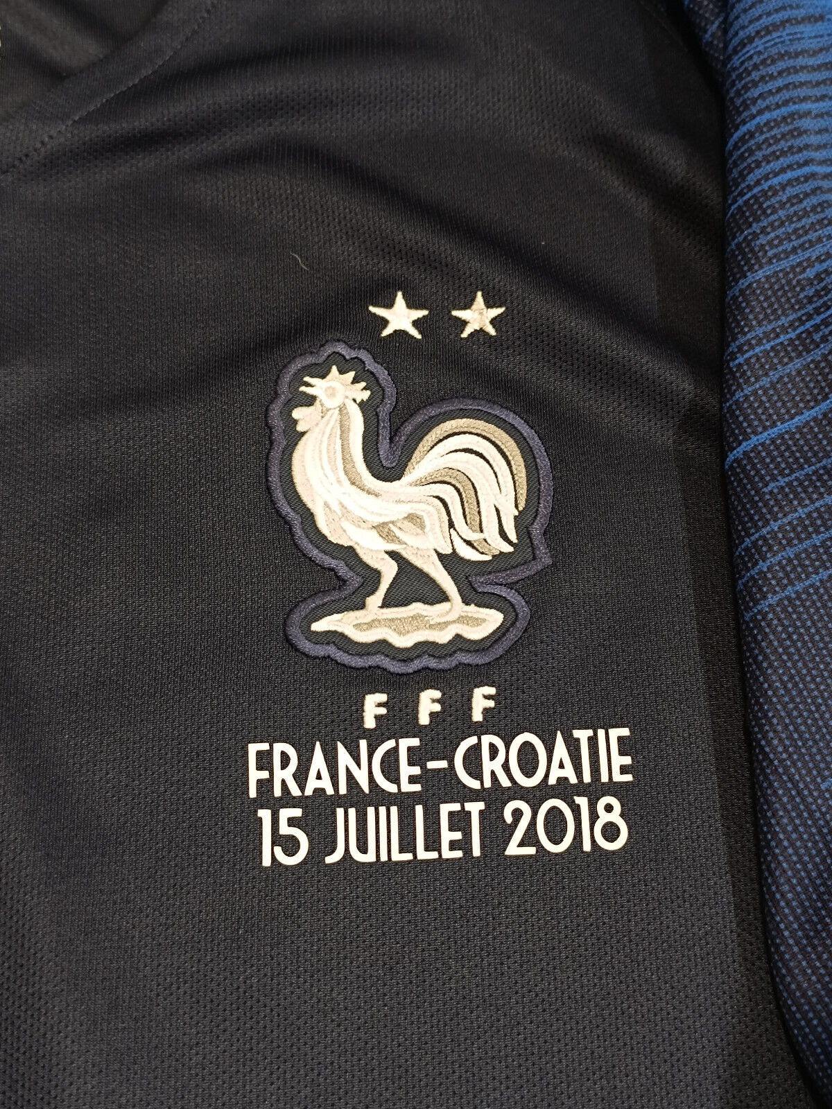 maglia calcio vintage MBAPPE France Nike World Cup 2018 XL rare Authentic