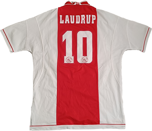 maglia calcio vintage Ajax Laudrup 1999 2000 Umbro ABN AMRO away shirt