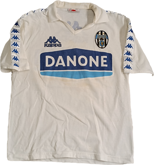 maglia calcio vintage FC Juventus Kapp DANONE Roberto Baggio 1993 training shirt