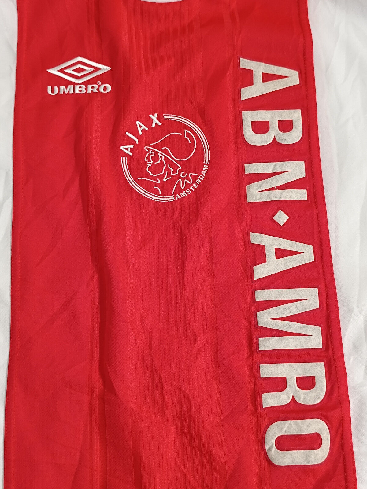 maglia calcio vintage Ajax Laudrup 1999 2000 Umbro ABN AMRO away shirt