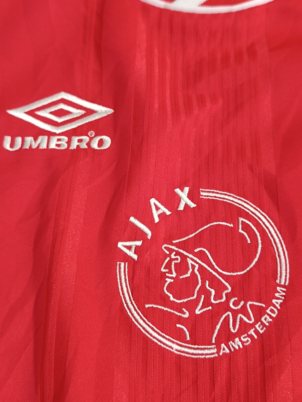 maglia calcio vintage Ajax Laudrup 1999 2000 Umbro ABN AMRO away shirt