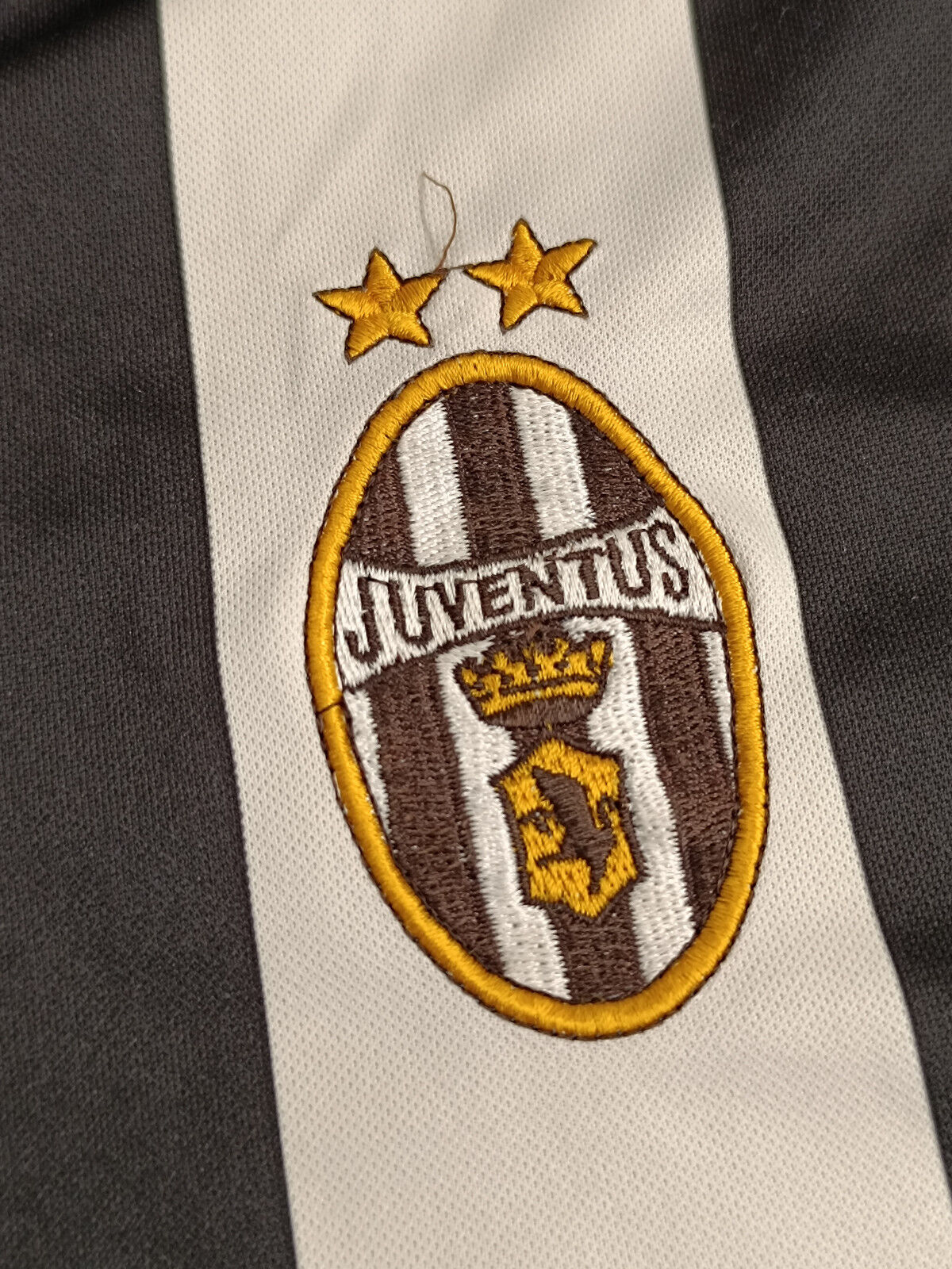 Maglia calcio match worn Juventus Paramatti 2000 2001 TELE+ home serie A LOTTO