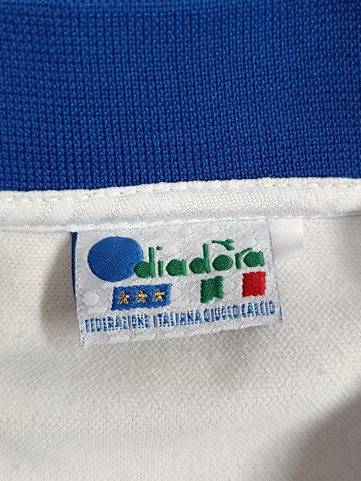 maglia calcio vintage Italia 1993 Diadora Baggio Estonia vs Italia worn? player