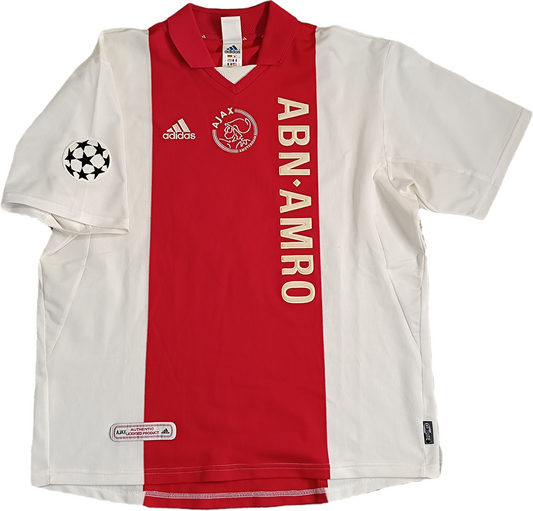 maglia calcio vintage ajax Ibrahimovic 2001 2002 amro vintage adidas jersey XL