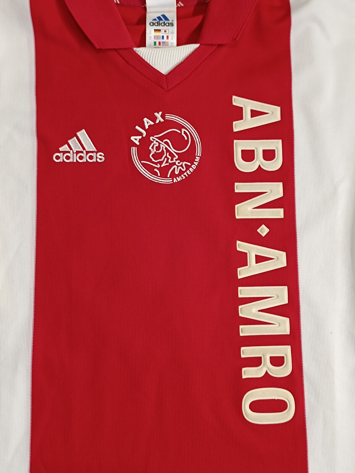 maglia calcio vintage ajax Ibrahimovic 2001 2002 amro vintage adidas jersey XL