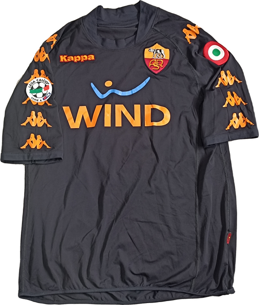 maglia calcio vintage AS Roma De Rossi 2008 2009 Serie A kappa Wind