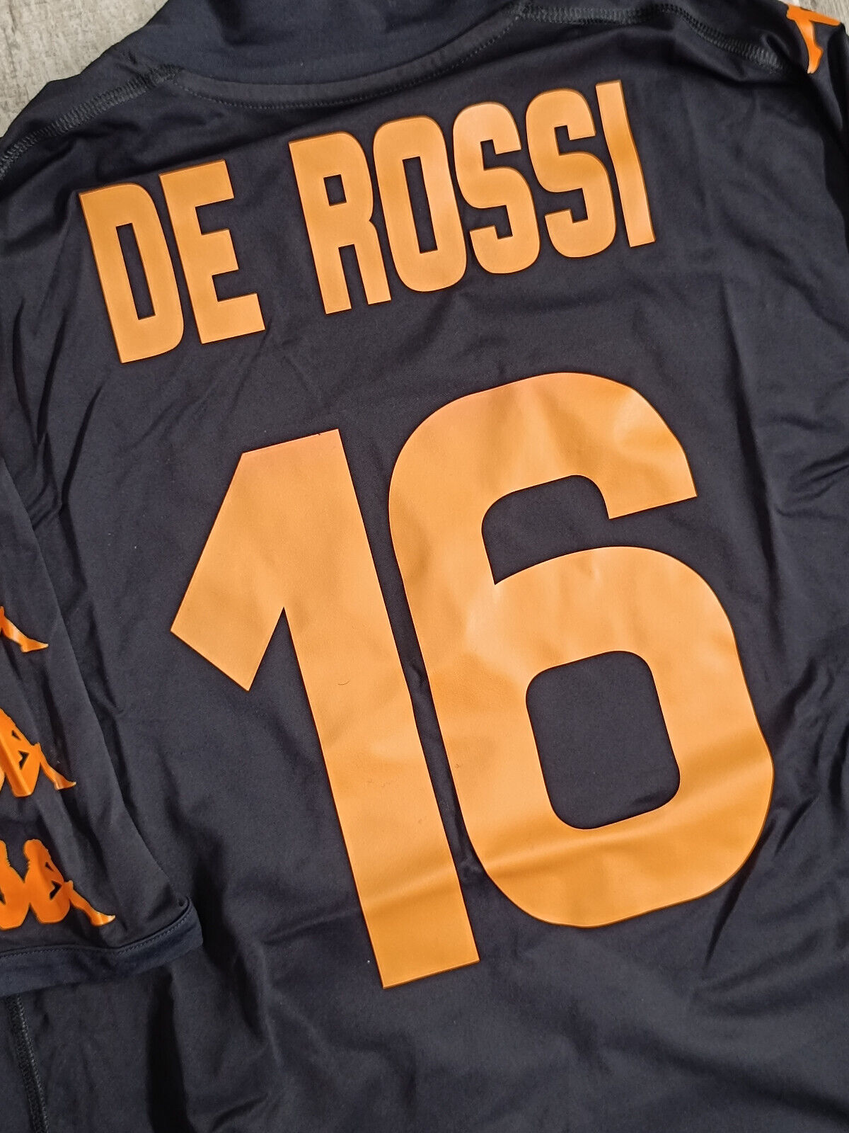 maglia calcio vintage AS Roma De Rossi 2008 2009 Serie A kappa Wind