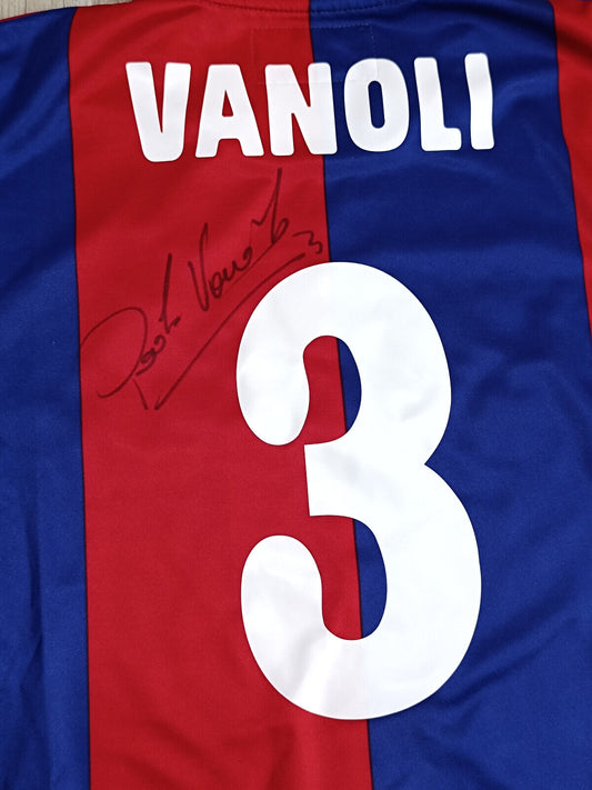 maglia calcio vintage FC Bologna gara player issue VANOLI signed SIGNORI 2002-03