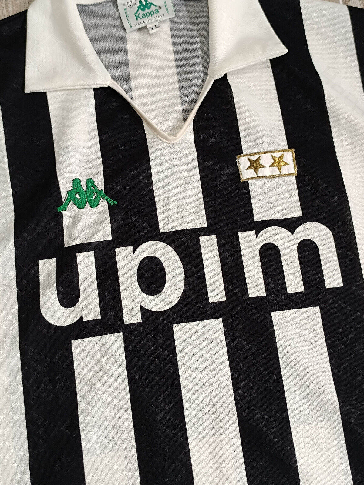 maglia juventus Baggio Roberto Home YL 1991-92 calcio upim Kappa jersey worn